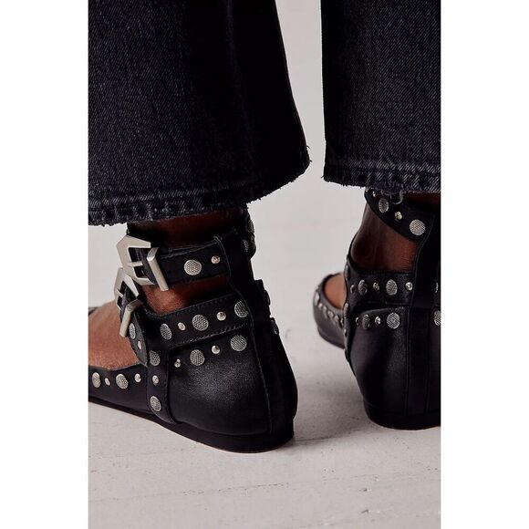 Free People Mystic Mary Jane Double-Strap Flats Size 7 - Picture 4 of 12